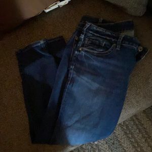 Women Silver jeans